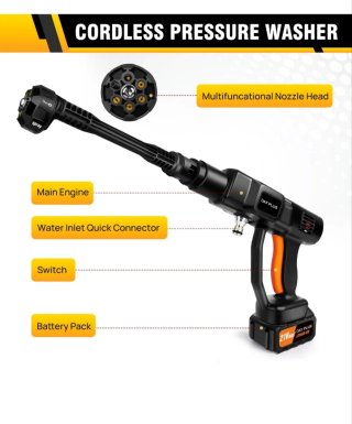 Lavadora a Presión Inalámbrica 21V