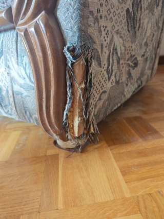 2 Butacas Madera y Tela