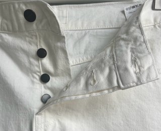 Falda corta denim blanco ACQUAVERDE PARIS