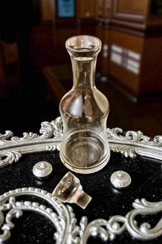 Bottiglia liquore in vetro h.30cm