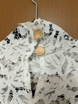Vestito pizzo aderente bianco