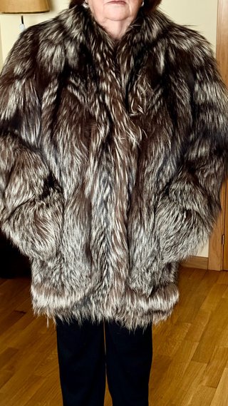 Chaquetón Lomo Zorro Plateado