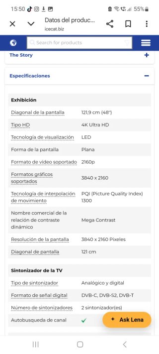 Smart TV Samsung 48 pulgadas