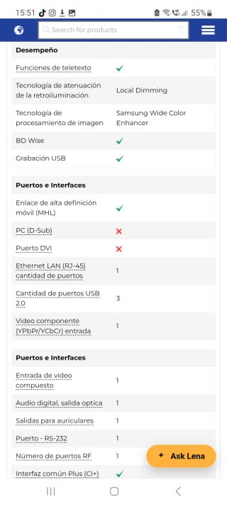 Smart TV Samsung 48 pulgadas