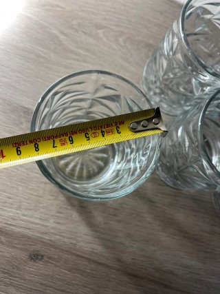 Set 6 bicchieri tumbler in vetro