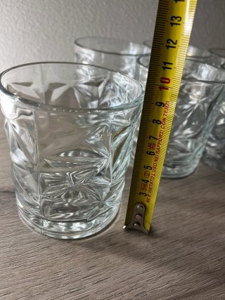 Set 6 bicchieri tumbler in vetro