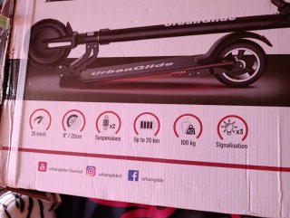 Monopatín Eléctrico Urban Glide 25 km/h