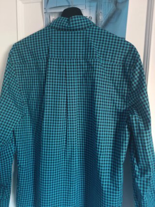 Camisa Fred Perry cuadros azul y negro