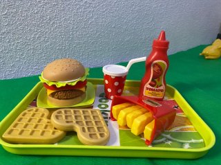Juego de comida de juguete