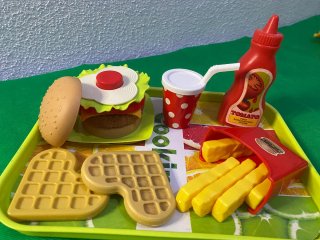 Juego de comida de juguete