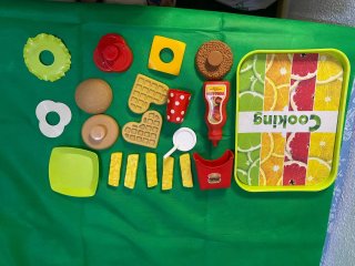 Juego de comida de juguete