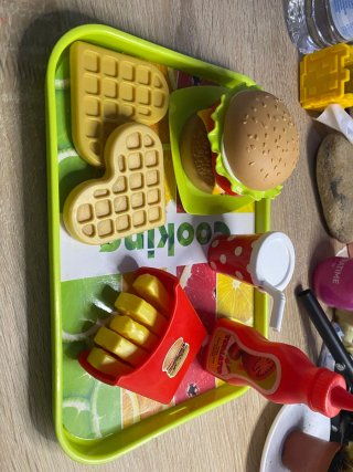 Juego de comida de juguete