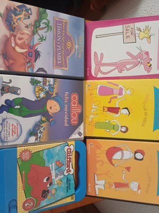 Lote 6 DVDs Dibujos Animados Infantil ORIGINALES