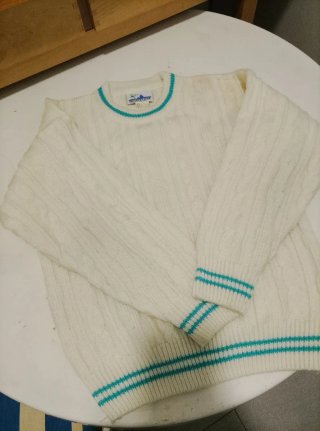 JERSEY MUJER DE MARCA y de punto trenzado talla 10