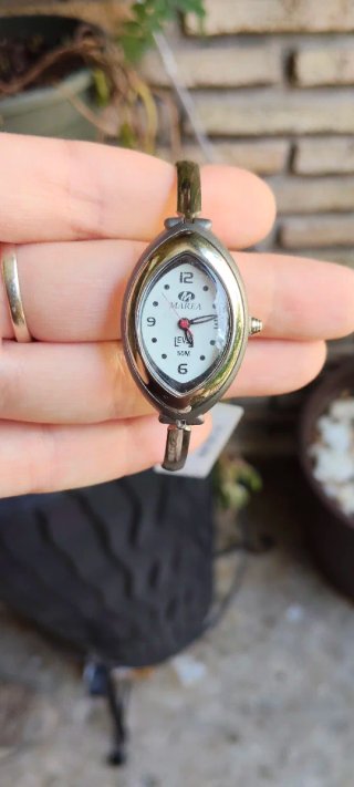 Reloj Marea Mujer Plata y Blanco