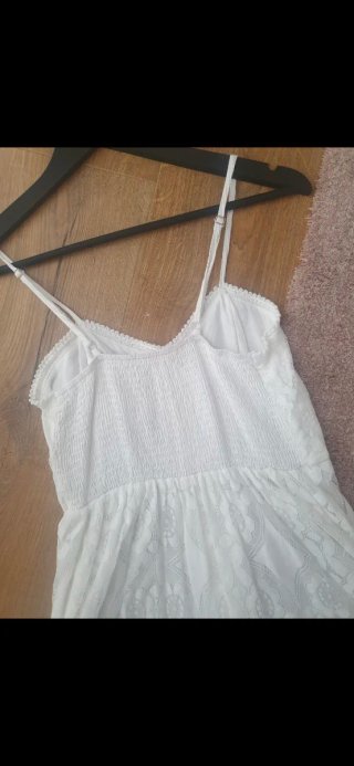 Vestido blanco encaje ibicenco