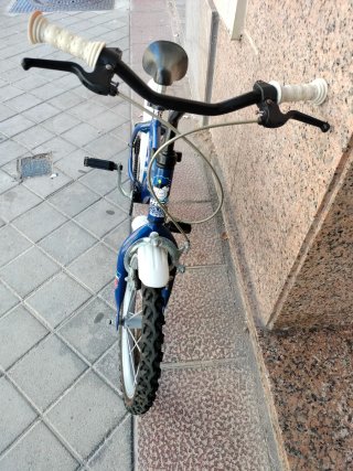 Bicicleta Policía 14 pollici Blu