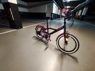 Bicicleta infantil Btwin 16 rosa