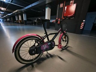 Bicicleta infantil Btwin 16 rosa