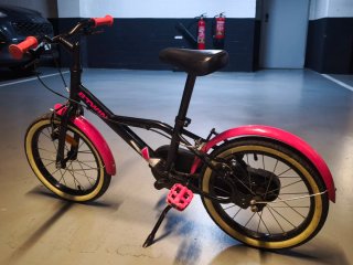 Bicicleta infantil Btwin 16 rosa