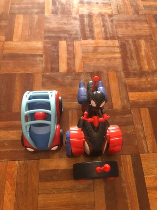 Moto y Coche Spiderman Teledirigidos