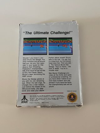 Mat Mania Challenge Atari 7800