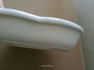 Teglia a forma di fiore Colussi ceramica