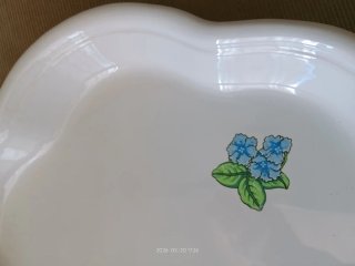 Teglia a forma di fiore Colussi ceramica