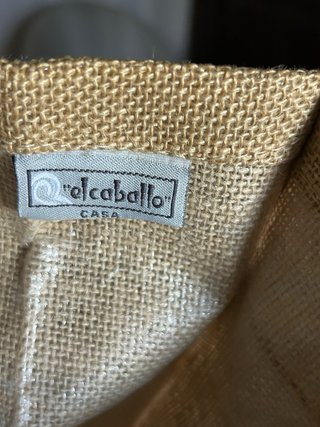 Bolso de rafia El Caballo beige