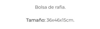 Bolso de rafia El Caballo beige