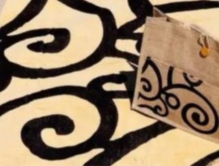 Bolso de rafia El Caballo beige