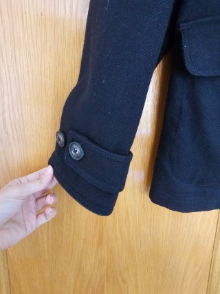 Chaquetón Massimo Dutti Negro Talla XL