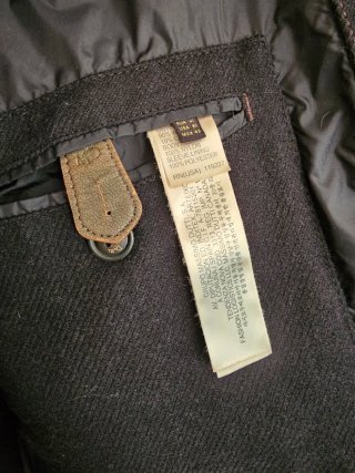Chaquetón Massimo Dutti Negro Talla XL