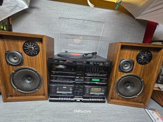 Equipo Música Vintage SANYO Tocadiscos 1983