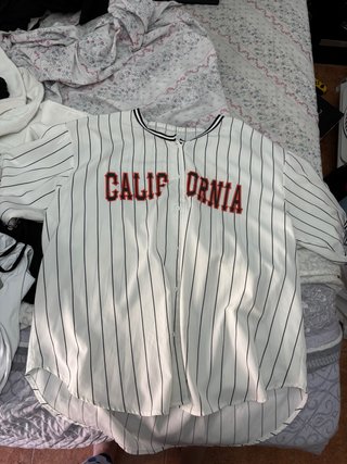 Camisa Shein Rayas California Talla M
