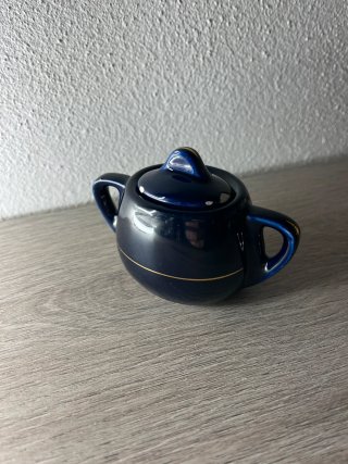 Zuccheriera ceramica dipinta a mano