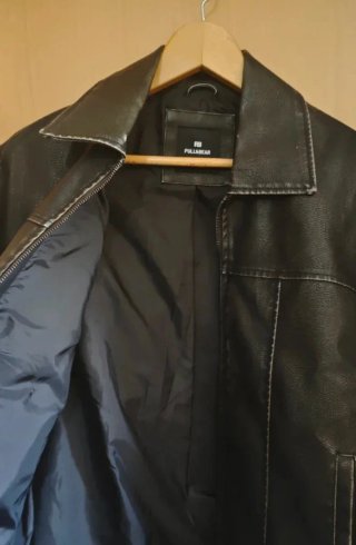 Chaqueta Piel marron Hombre Pull&Bear