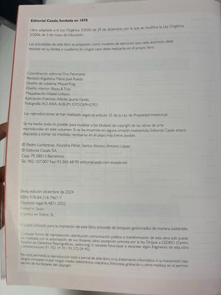 Lengua castellana y literatura 1, Le Bachillerato