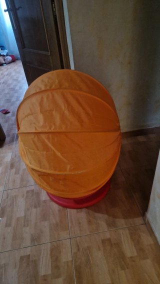 Sillón Huevo Infantil Naranja