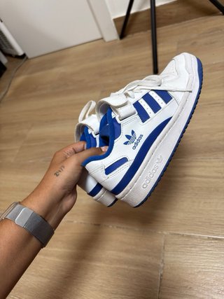 Deportivas Adidas Mujer Blancas y Azules