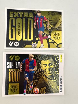 Cromos Lamine Yamal Extra Gold Panini