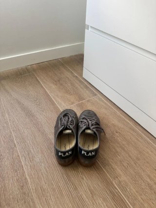Zapatillas Foogaplan grises y marrones