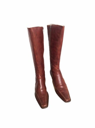 Botas altas de piel Pikolinos marrones