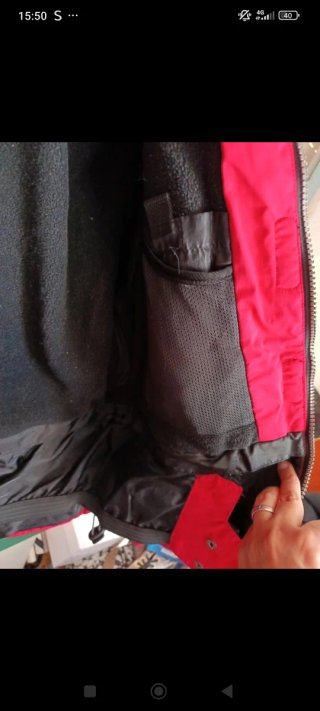 Chaqueta infantil roja
