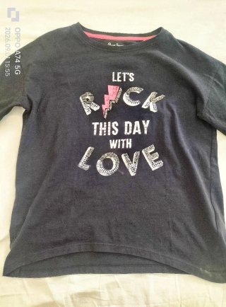 Camiseta Pepe Jeans manga larga con lentejuelas