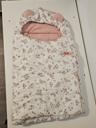 Saco para capazo con estampado floral