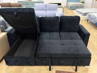 Sofá cama chaiselongue + arcón de almacenaje