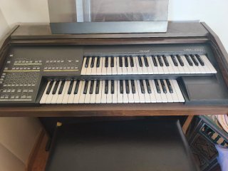 Órgano electrónico dos teclados viscount rbx1000