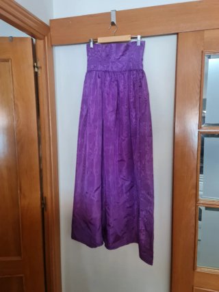 Seda Moaré Ata costura PVP 1600€ Impecable