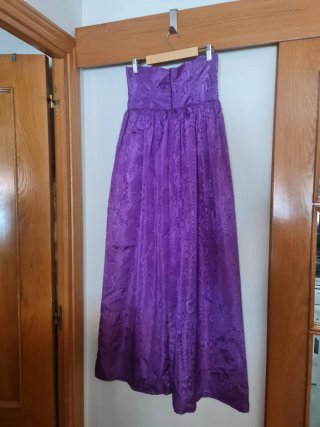 Seda Moaré Ata costura PVP 1600€ Impecable